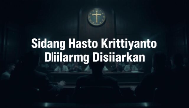 Hakim Larang Sidang Hasto Kristiyanto Disiarkan Live