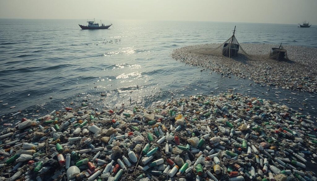 pencemaran laut oleh sampah plastik
