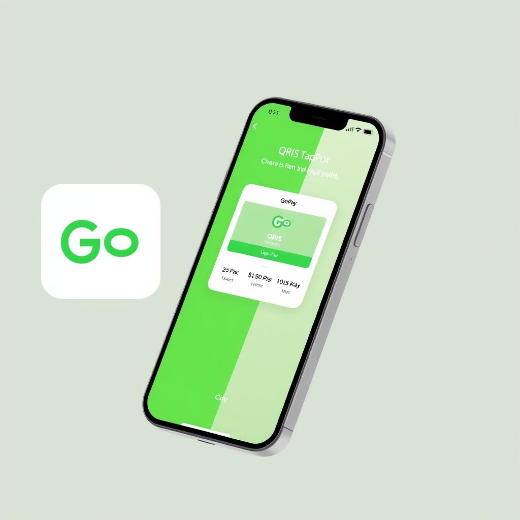 Logo aplikasi GoPay yang mendukung QRIS Tap Logo aplikasi GoPay yang mendukung QRIS Tap